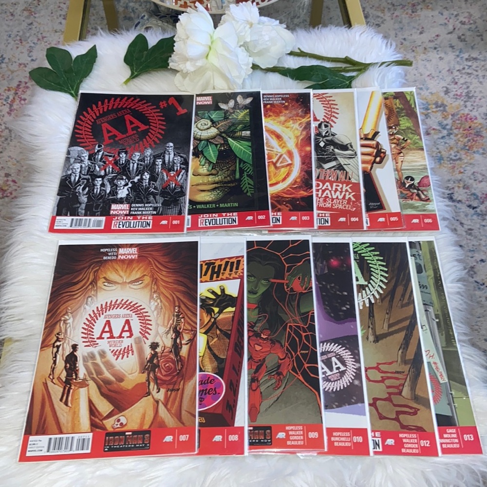AVENGERS ARENA SERIES LOT 001-013,#011 Missing Bundle